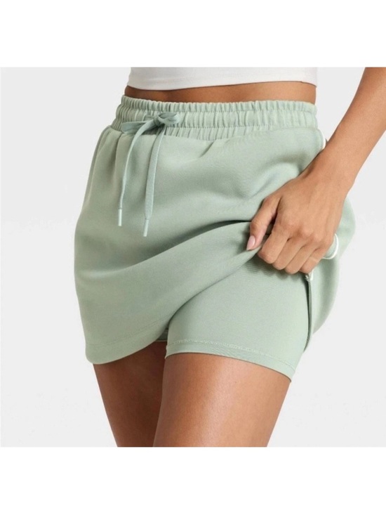 all in motion Pants - NWT All in Motion Sage Green Drawstring Tennis Skort Size L